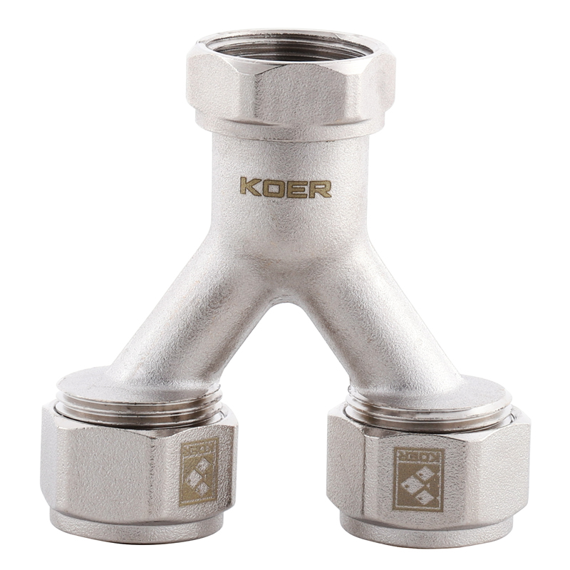 Роздільний вузол (з євроконусами) Koer KR.1150 для підключення 2-х контурів опалення - 3/4 "x16