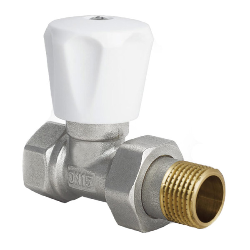 Кран радіаторний Koer KR.903 1/2x1/2 прямий 