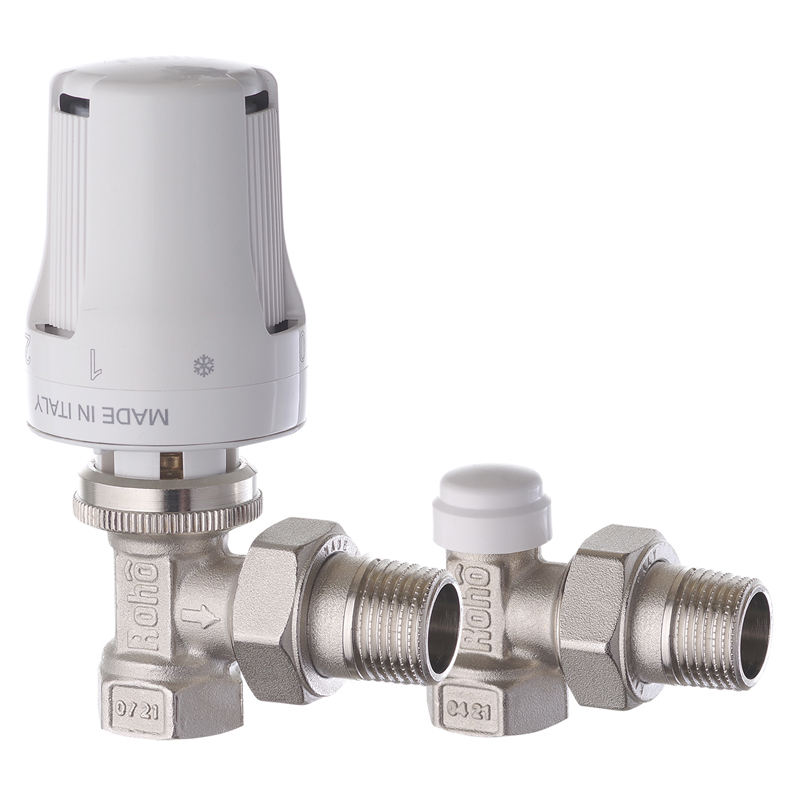 Комплект для підключення радіатора Roho R5150-050K - 1/2" (RO0116) кутовий  