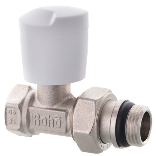 Кран радиаторный Roho R5561-050 - 1/2" (RO0131) прямой 
