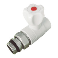 Кран радіаторний Koer K0163.PRO PPR  20x1/2 (KP0210) прямий 