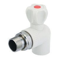 Кран радіаторний KOER K0157.PRO PPR 20x1/2 (KP0201) кутовий 