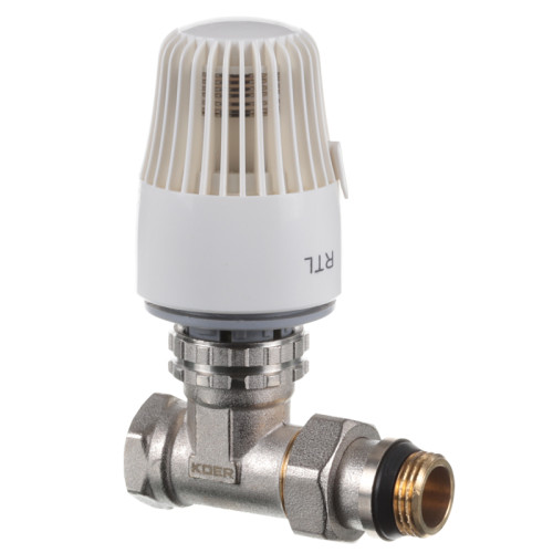 Кран радиаторный Koer KR.943-Gi - 1/2x1/2 RTL (KR3066) прямой