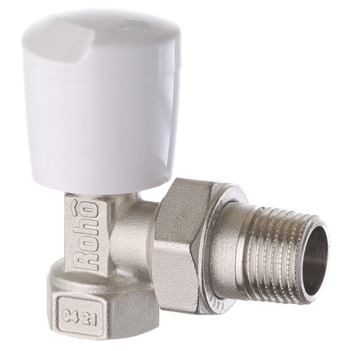 Кран радіаторний Roho R5550-050 - 1/2" (RO0128) кутовий  