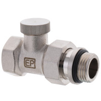 Кран радіаторний Europroduct EP.0401 - 1/2x1/2 (EP6015) прямий, балансувальний 
