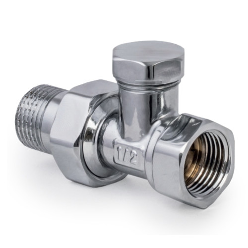 Кран радіаторний Koer KR.904.CHR 1/2x1/2 (KR2824) хромований 