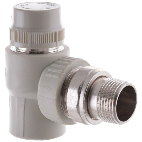 Кран термостатичний Koer K0150.PRO PPR 25x3/4 (KP0190) кутовий 