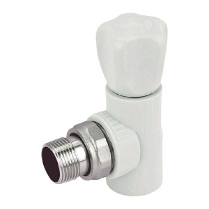 Кран радіаторний Koer K0168.PRO PPR 25x3/4  (KP0217) кутовий 