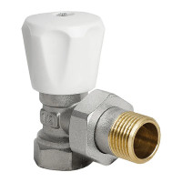 Кран радіаторний Koer KR.901 1/2x1/2 кутовий   