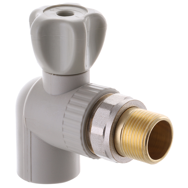 Кран радиаторный Europroduct EP.0121 - 25x3/4M" (EP4046) угловой. 