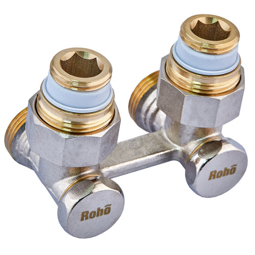 Кран радіаторний Roho R5351-075 - 3/4" (RO0214) Н-подібний 