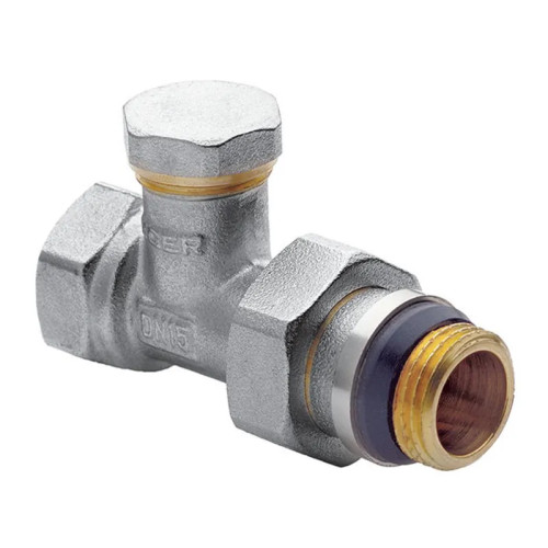 Кран радіаторний Koer KR.904-Gi 1/2x1/2 прямий   з антипротіканням