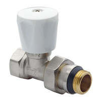 Кран радіаторний Koer KR.903-Gi 1/2x1/2 прямий  з антіпротіканням