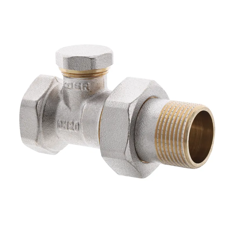 Кран радіторний Koer KR.904 1/2x1/2 прямий балансувальний