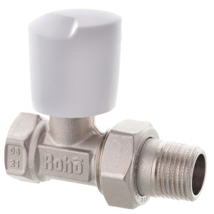 Кран радиаторный Roho R5560-050 - 1/2" (RO0130) прямой