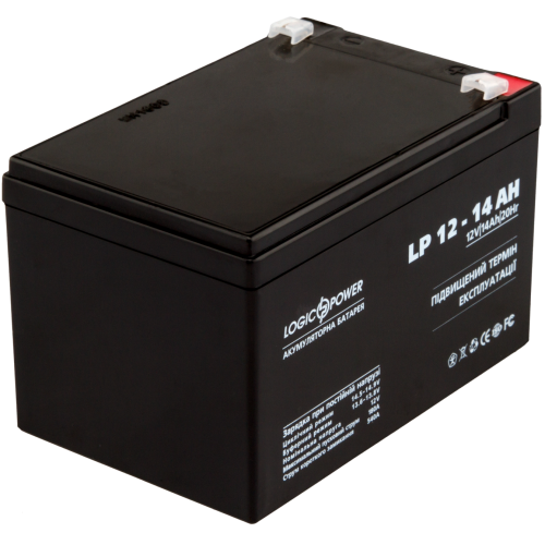 Акумулятор свинцево-кислотний 14 Ah (ампер-годин) LogicPower AGM LP Silver 12V