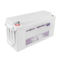 Акумулятор мультигелевий 150 Ah (ампер-годин) LogicPower AGM LP-MG Silver 12V