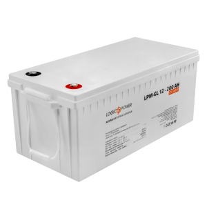Аккумулятор гелевый 200 Ah (ампер-часов) LogicPower LP-GL Silver 12V