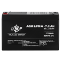 Аккумулятор свинцово-кислотный 7.2 Ah (ампер-часов) LogicPower AGM LPM 6V