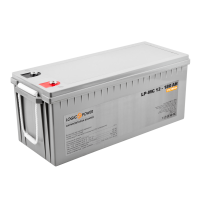 Акумулятор мультигелевий 180 Ah (ампер-годинник) LogicPower AGM LP-MG Silver 12V