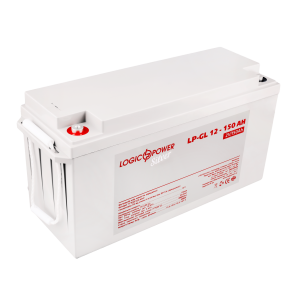 Акумулятор гелевий 150 Ah (ампер-годин) LogicPower LP-GL Silver 12V