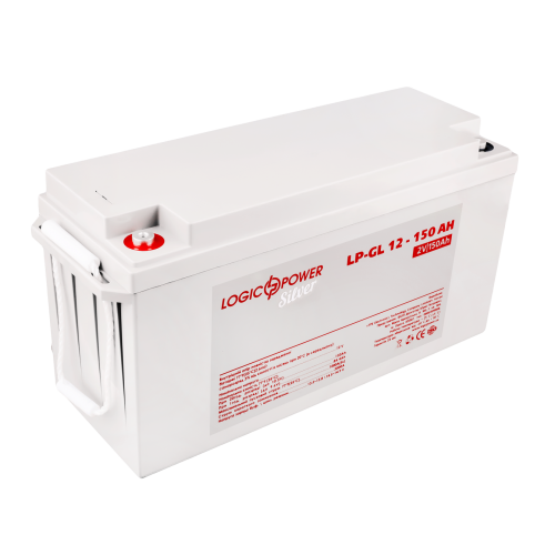 Аккумулятор гелевый 150 Ah (ампер-часов) LogicPower LP-GL Silver 12V