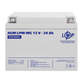 Аккумулятор мультигелевый 26 Ah (ампер-часов) LogicPower AGM LPM-MG 12V