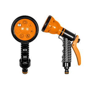 Пистолет для полива 6-ти функциональный Bradas ECO-4480 резиновая ручка