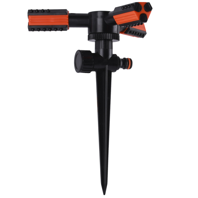 Зрошувач BRADAS ECO-TS1011 TRIO обертовий трьохріжковий, на пластиковому кілку  