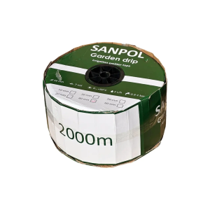 Капельная лента эмиттерная Garden Drip 7 mil 2000м (30 см) 