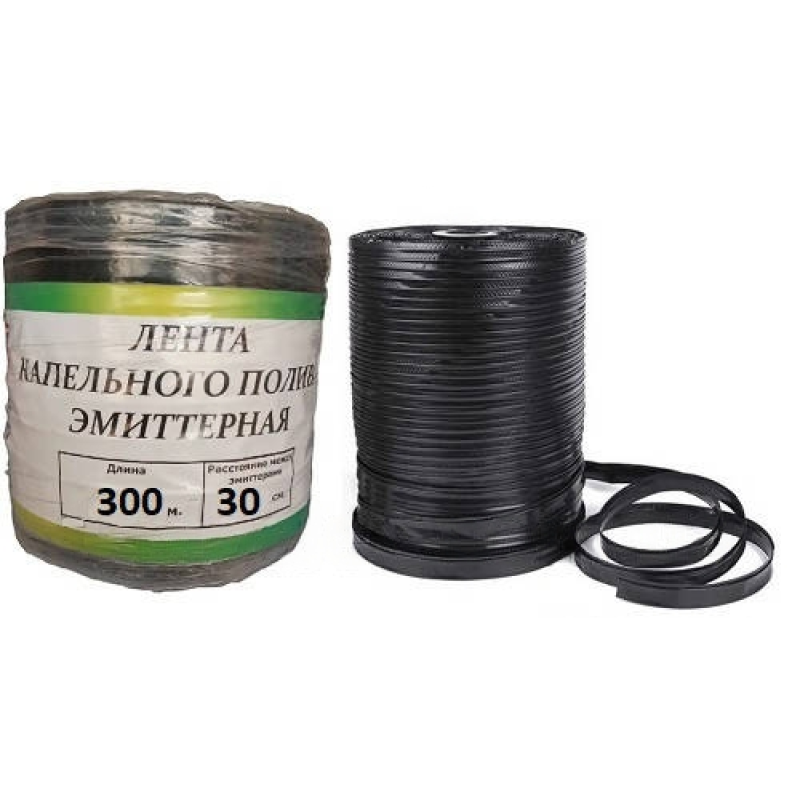 Крапельна стрічка емітерна  Garden Drip 7 mil 300м (30 см)   