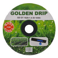 Крапельна стрічка емітерна GOLDEN DRIP 1620-1.4-30 100м   