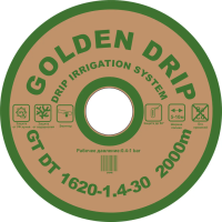 Крапельна стрічка емітерна GOLDEN DRIP 1620-1.4-30 2000м 