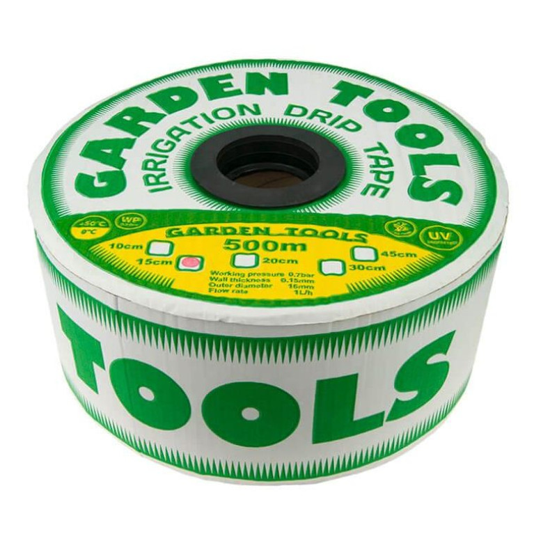 Крапельна стрічка щілинна Garden Tools 8 mil 10см 500м 
