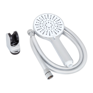Душевой набор WEZER WKY-538 (лейка 5режимов, шланг, крепление лейки), хром