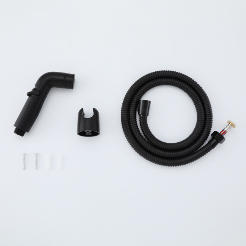 Комплект воронка гигиеническая (регул. давления) + шланг Frap F021-6 (черная)