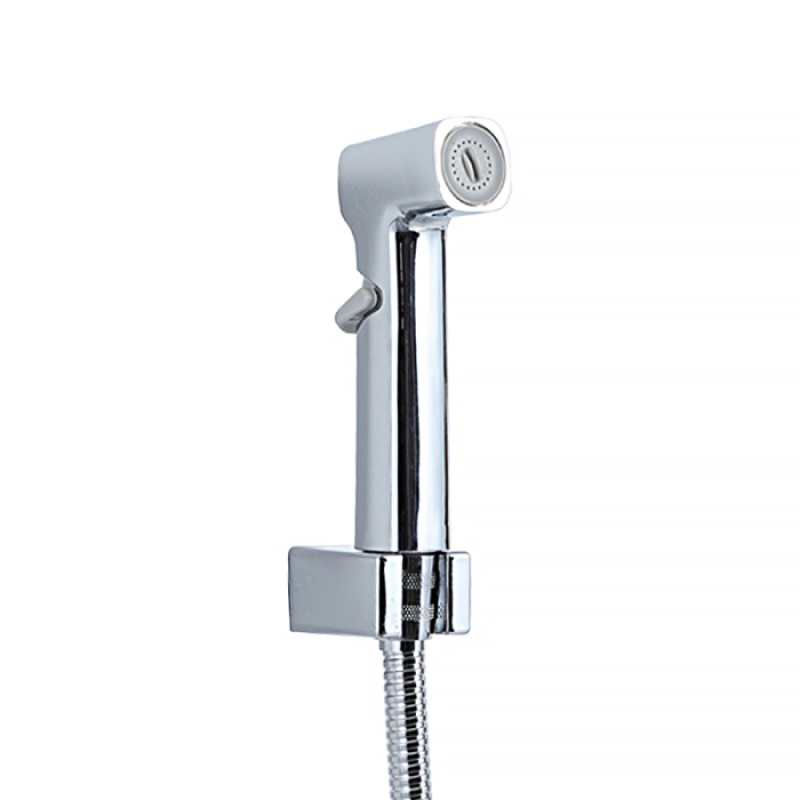 Комплект воронка гигиеническая (регул. давления) + шланг Frap F-022 (хром)