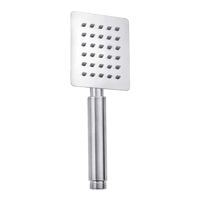 Лейка для душа WEZER L02, 1-режим, нержавеющая сталь.