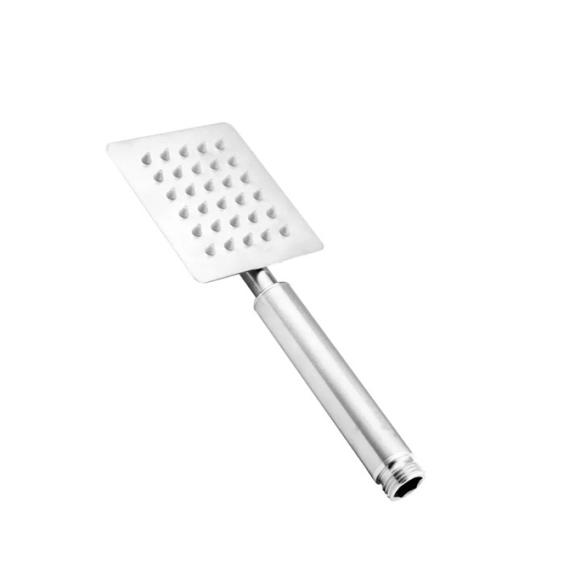 Лейка для душа WEZER L02, 1-режим, нержавеющая сталь.