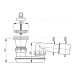 Сифон для душового піддону з гідрозатвором Alcaplast A461-50