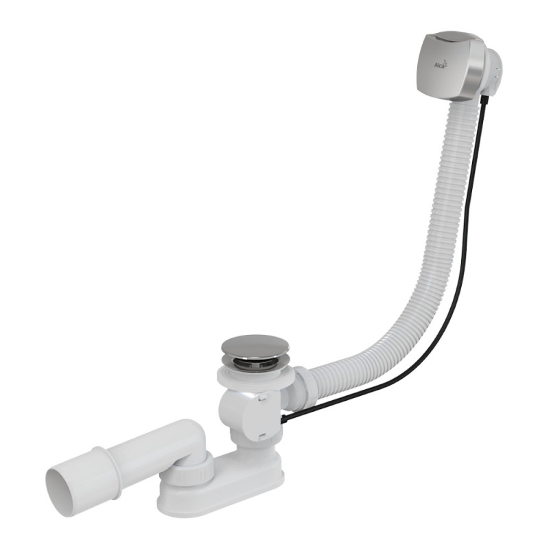 Сифон для ванны Alcaplast A51CRM автомат комплект, металл 
