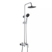 Душова система Frap F2416 (верхній душ, вилив, лійка, 3 режими, хром) 