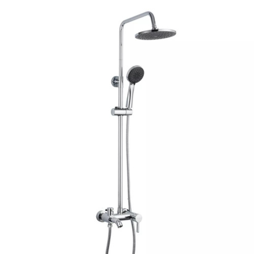 Душова система Frap F2416 (верхній душ, вилив, лійка, 3 режими, хром) 