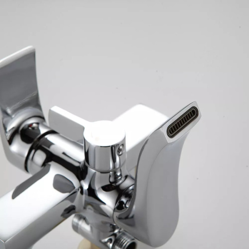 Душова система Frap F2469 (поворотний вилив - перемикач на лійку, 3 режими)