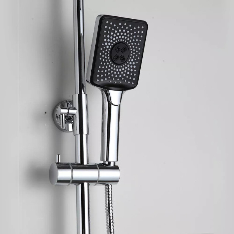 Душова система Frap F2469 (поворотний вилив - перемикач на лійку, 3 режими)