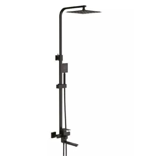 Душевая система Frap F24802-6 (излив – переключатель на лейку, 1 режим, черный)