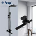 Душевая система Frap F24802-6 (излив – переключатель на лейку, 1 режим, черный)