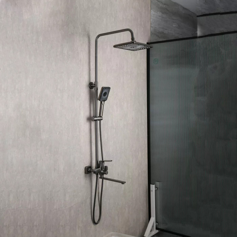 Душевая система Frap F2471-9 (излив – переключатель на лейку, 3-функции)