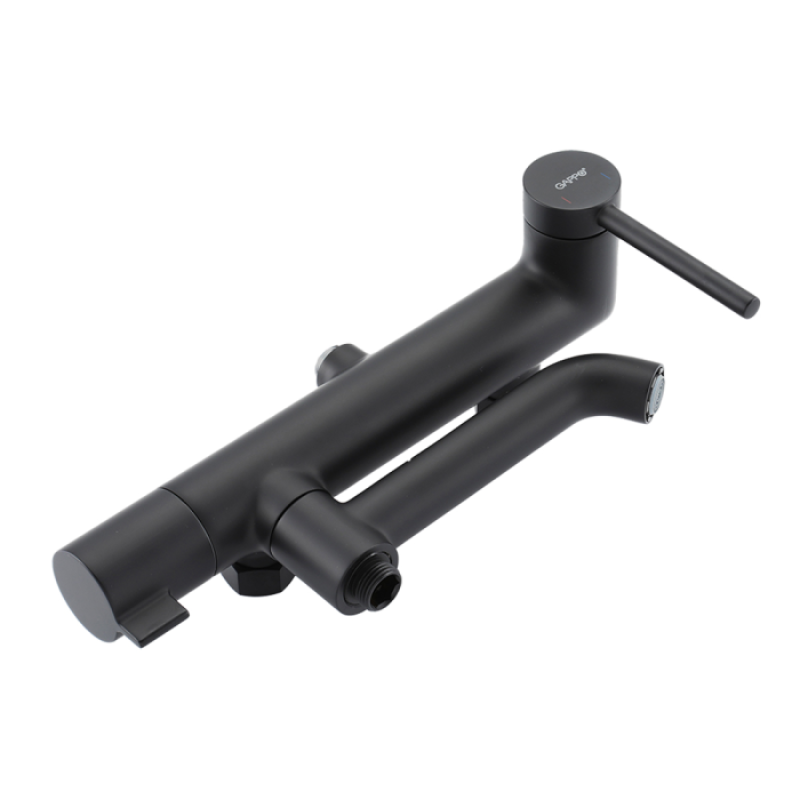 Душова система Gappo G2406-6 одноважільна (3-х функційна, латунь, Ø35, чорний )