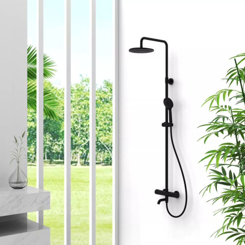 Душевая система GAPPO G24790-6 с термостатом (излив - переключатель на лейку, 3 режима)